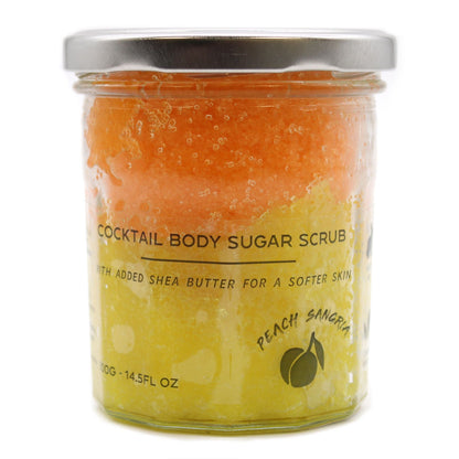 Cukrový tělový peeling s vůní – Peach Sangria, 300 g