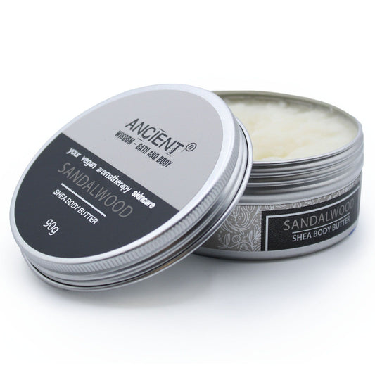 Aromaterapeutické bambucké máslo 90 g – santalové dřevo