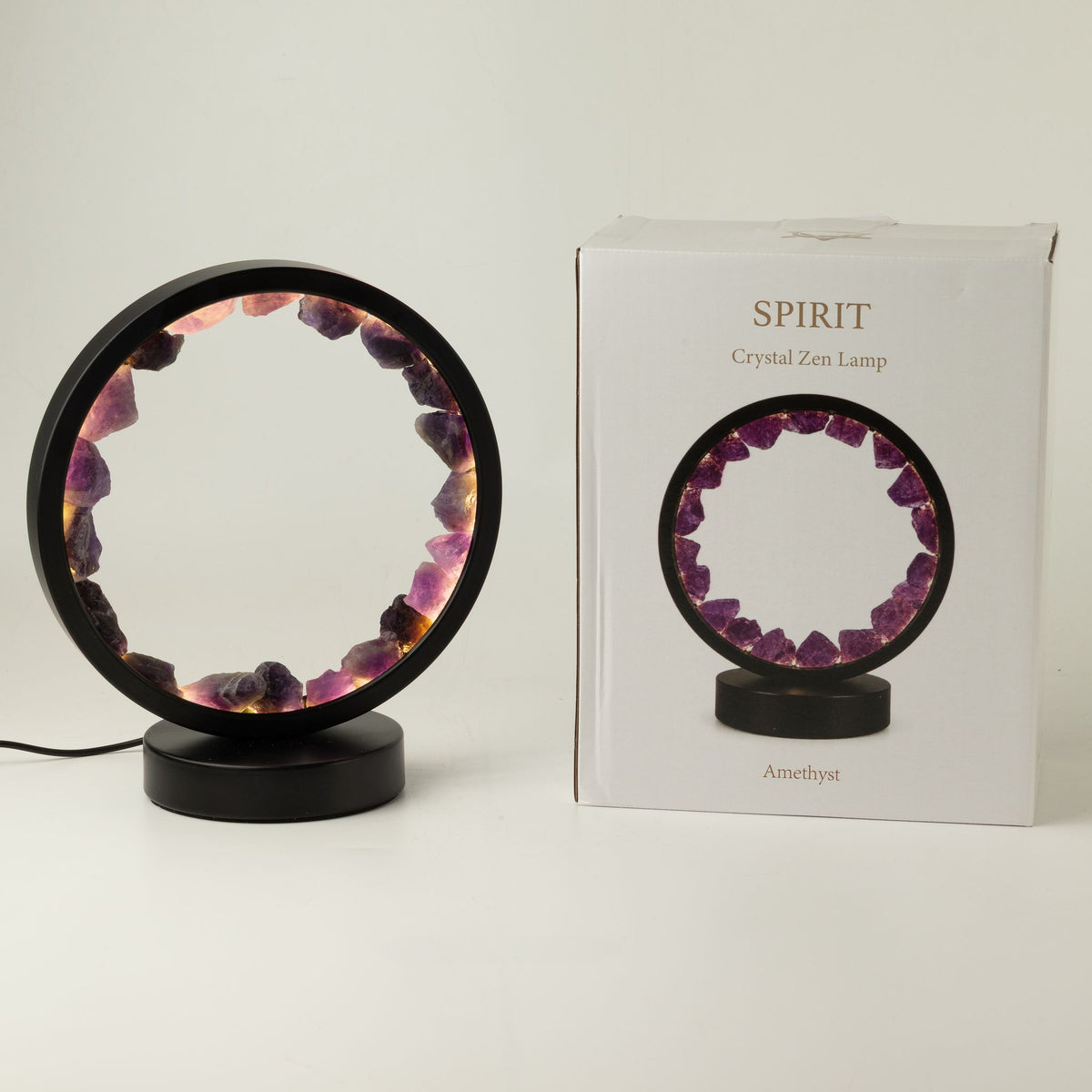 Dekorativní lampa Halo s ametystem – Zen Spirit