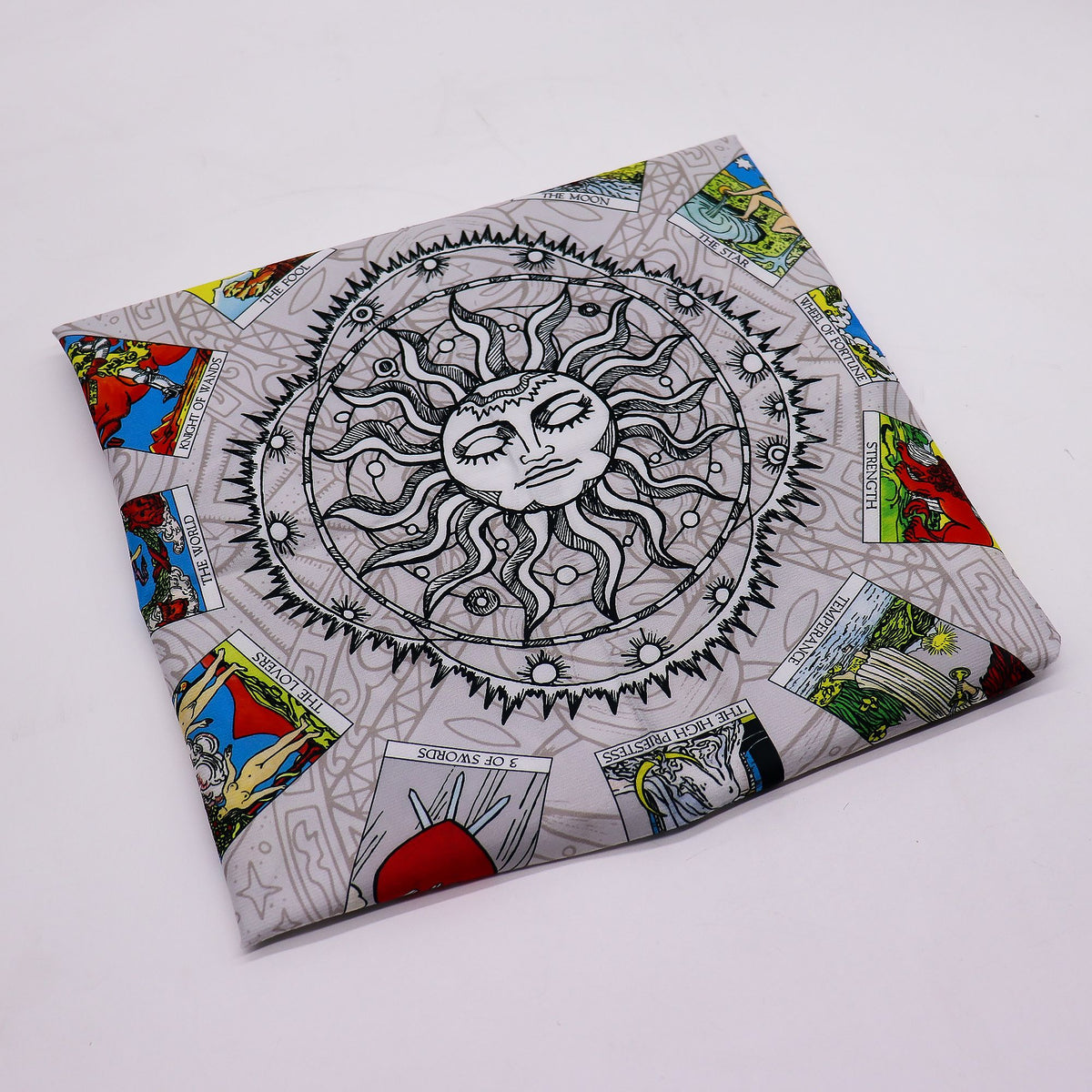Podložka na výklad karet – Strom života, 75 × 75 cm