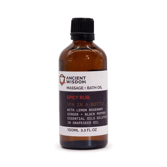 Kořeněný masážní olej - 100 ml