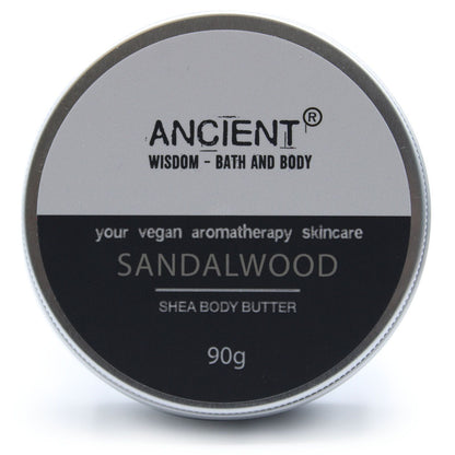 Aromaterapeutické bambucké máslo 90 g – santalové dřevo