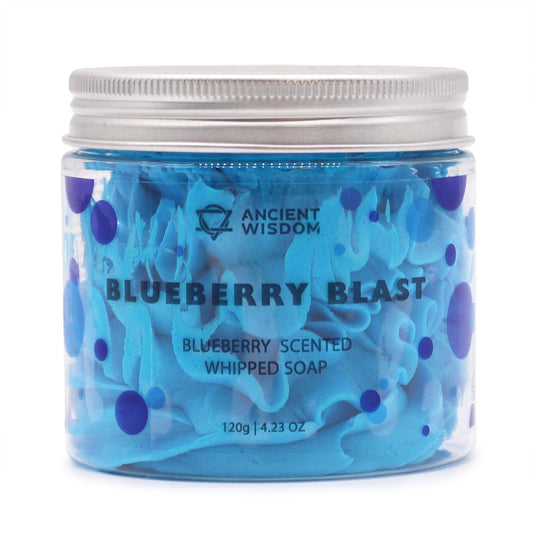 Šlehané krémové mýdlo – Blueberry 120 g
