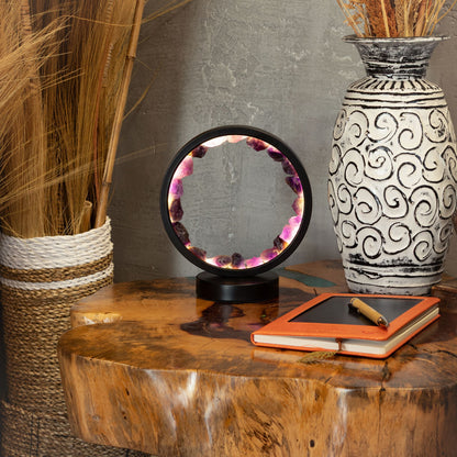 Dekorativní lampa Halo s ametystem – Zen Spirit