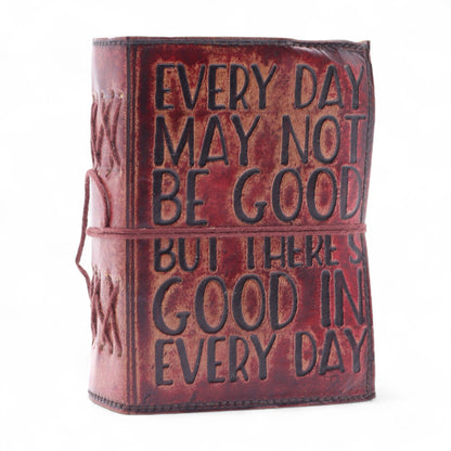 Kožený zápisník – Every Day May Not Be Good