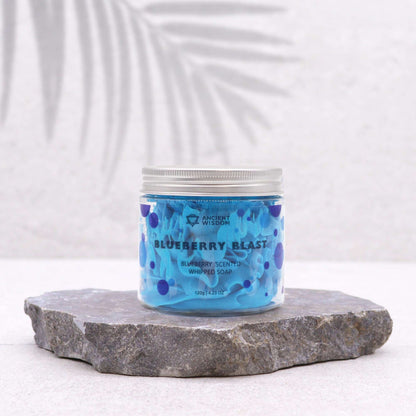 Šlehané krémové mýdlo – Blueberry 120 g