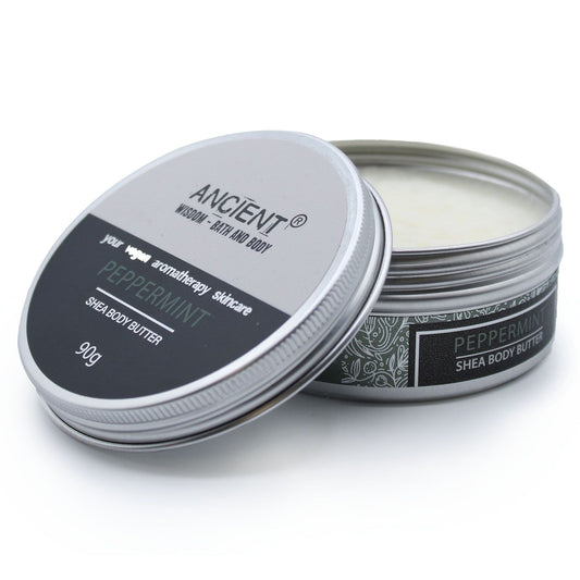 Aromaterapeutické bambucké máslo 90 g – máta peprná
