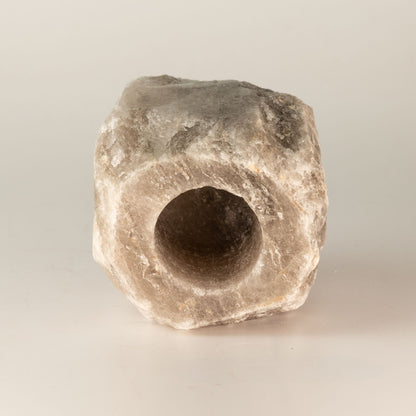 Šedý solný svícen, 600–800 g