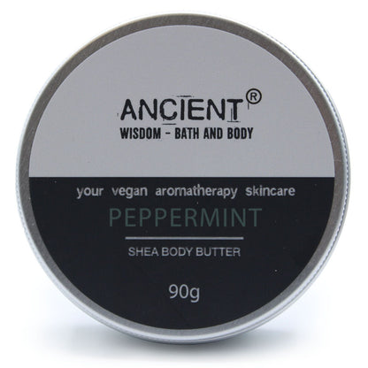 Aromaterapeutické bambucké máslo 90 g – máta peprná