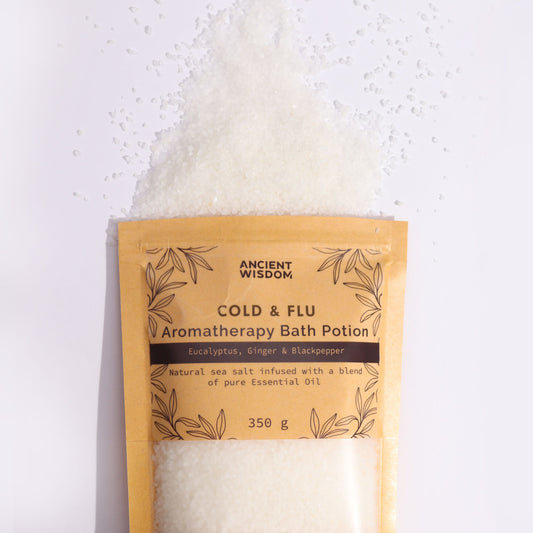 Aromaterapeutická koupelová směs 350 g – Nachlazení & chřipka