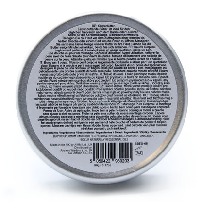 Aromaterapeutické bambucké máslo 90 g – máta peprná