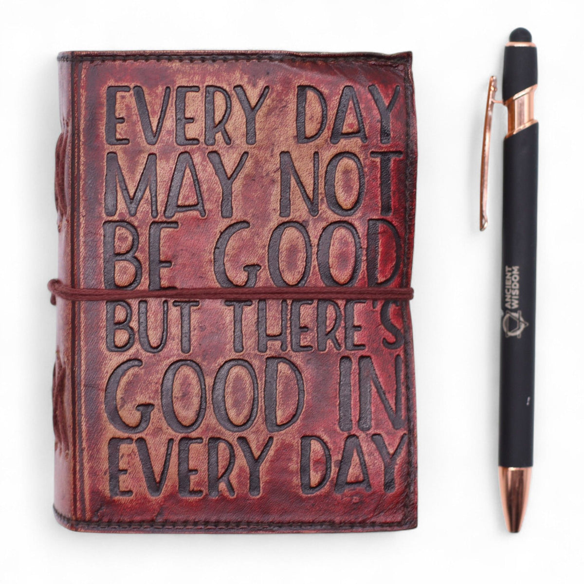 Kožený zápisník – Every Day May Not Be Good