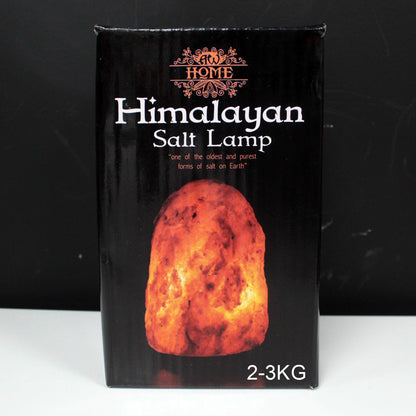 Přírodní solná lampa s podstavcem, 2–3 kg
