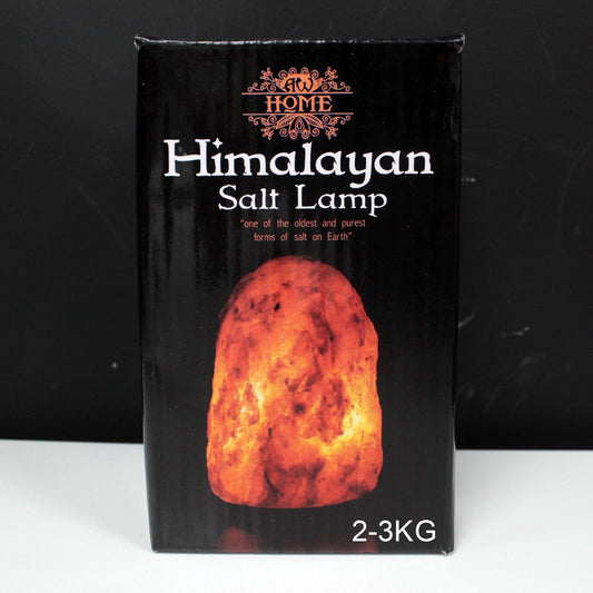 Přírodní solná lampa s podstavcem, 2–3 kg