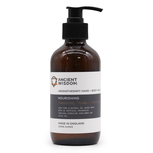 Mandarinka, ylang-ylang & pačuli – mycí gel na ruce a tělo 250 ml