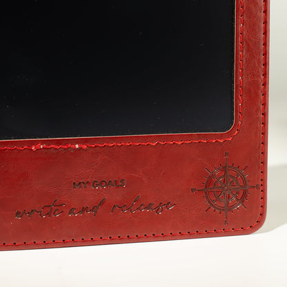 Zápisník pro vaše myšlenky A5 s LCD panelem – červená