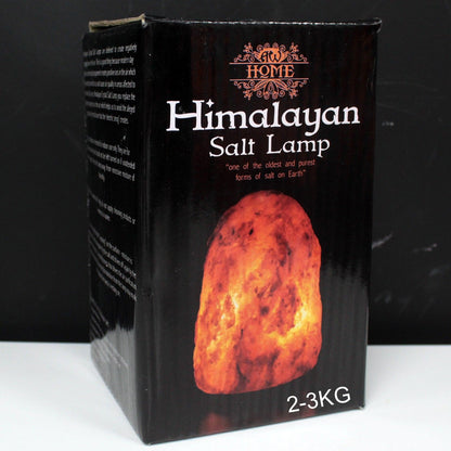 Přírodní solná lampa s podstavcem, 2–3 kg