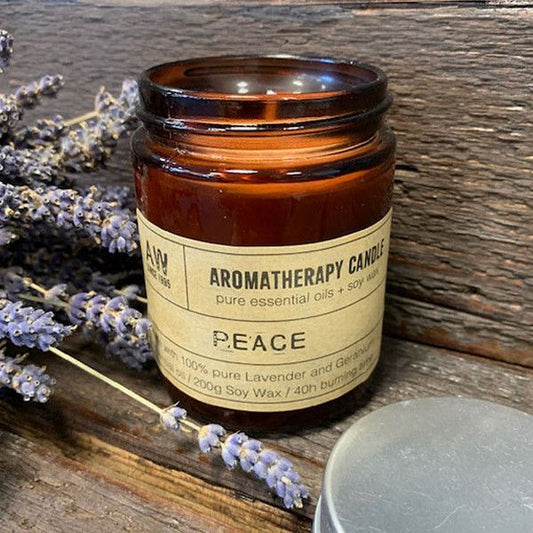 Aromaterapeutická sójová svíčka 200 g – Peace