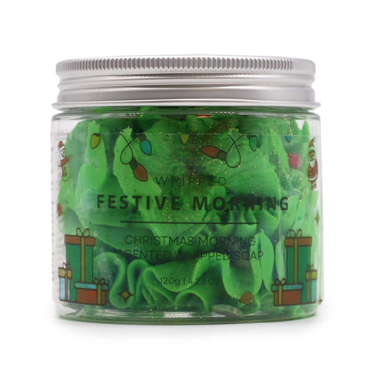 Šlehané krémové mýdlo – Festive Morning 120 g