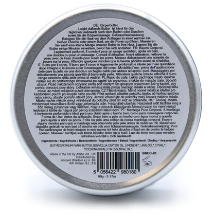 Aromaterapeutické bambucké máslo 90 g – kadidlo