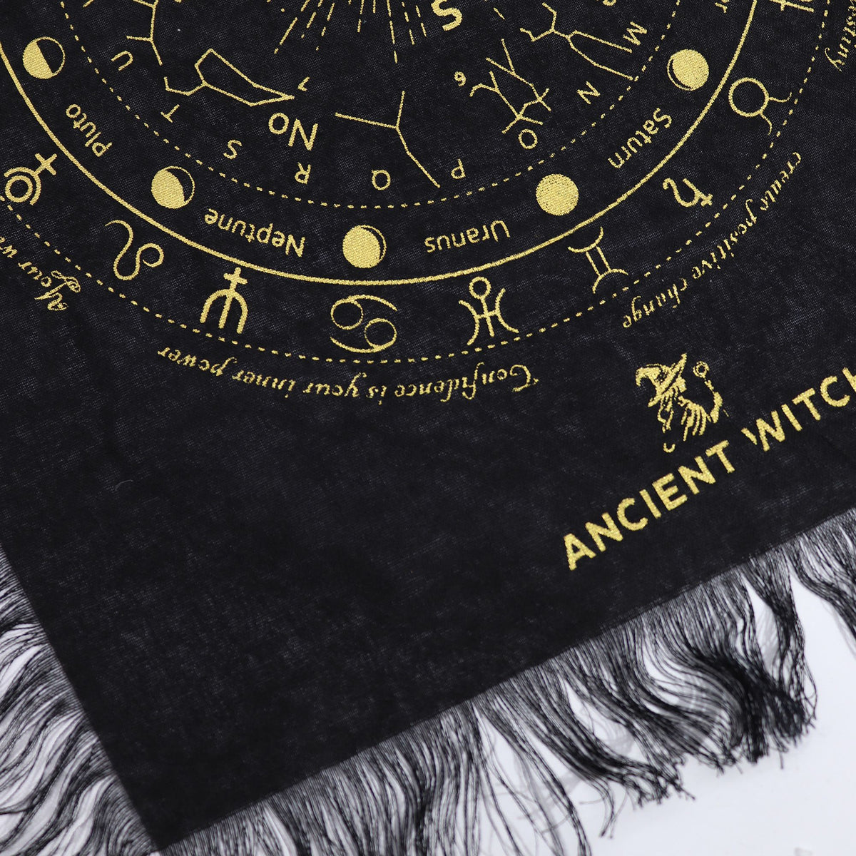 Podložka pro kyvadlo Ancient Witch – Oko · černá a zlatá