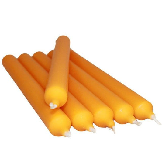 Oranžové stolní svíčky (100 ks)
