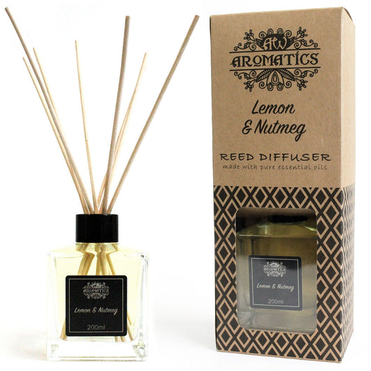 Aroma difuzér s esenciálními oleji Citron & Muškátový oříšek 200 ml