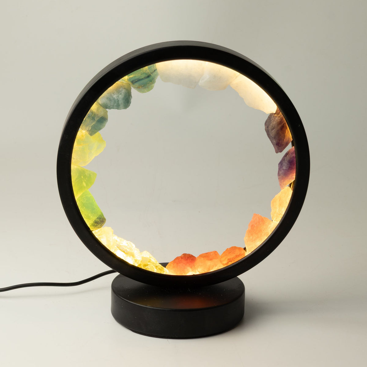 Dekorativní lampa Halo – sedm kamenů
