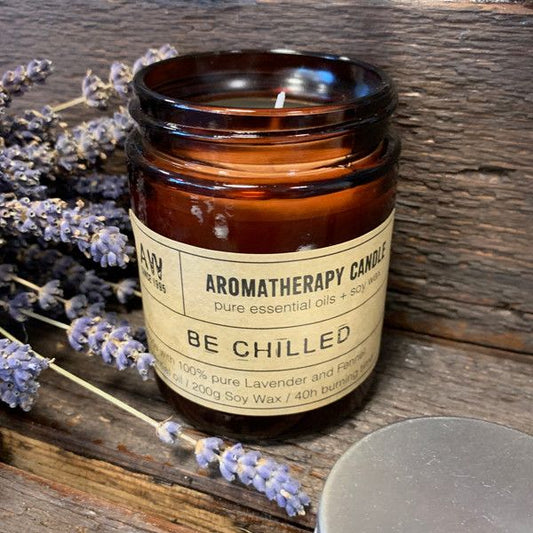 Aromaterapeutická sójová svíčka 200 g – Be Chilled