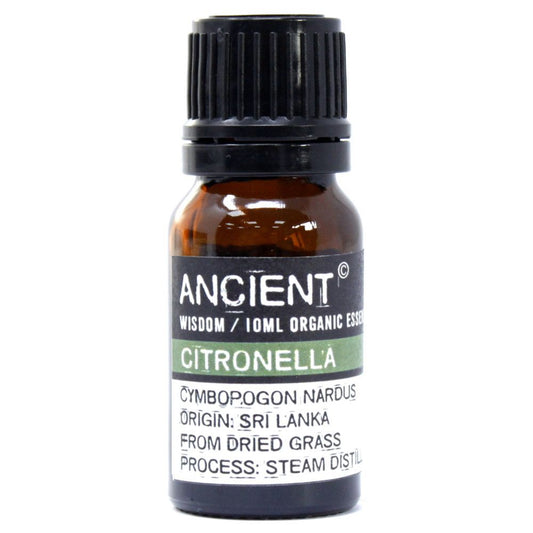10 ml organického éterického oleje z citronely