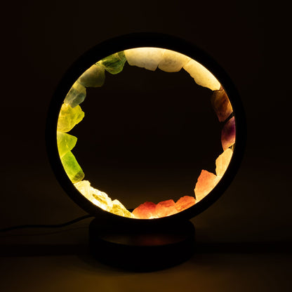 Dekorativní lampa Halo – sedm kamenů