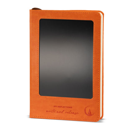 Zápisník pro vaše myšlenky A5 s LCD panelem – oranžová