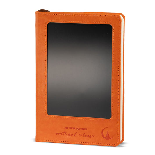 Zápisník pro vaše myšlenky A5 s LCD panelem – oranžová