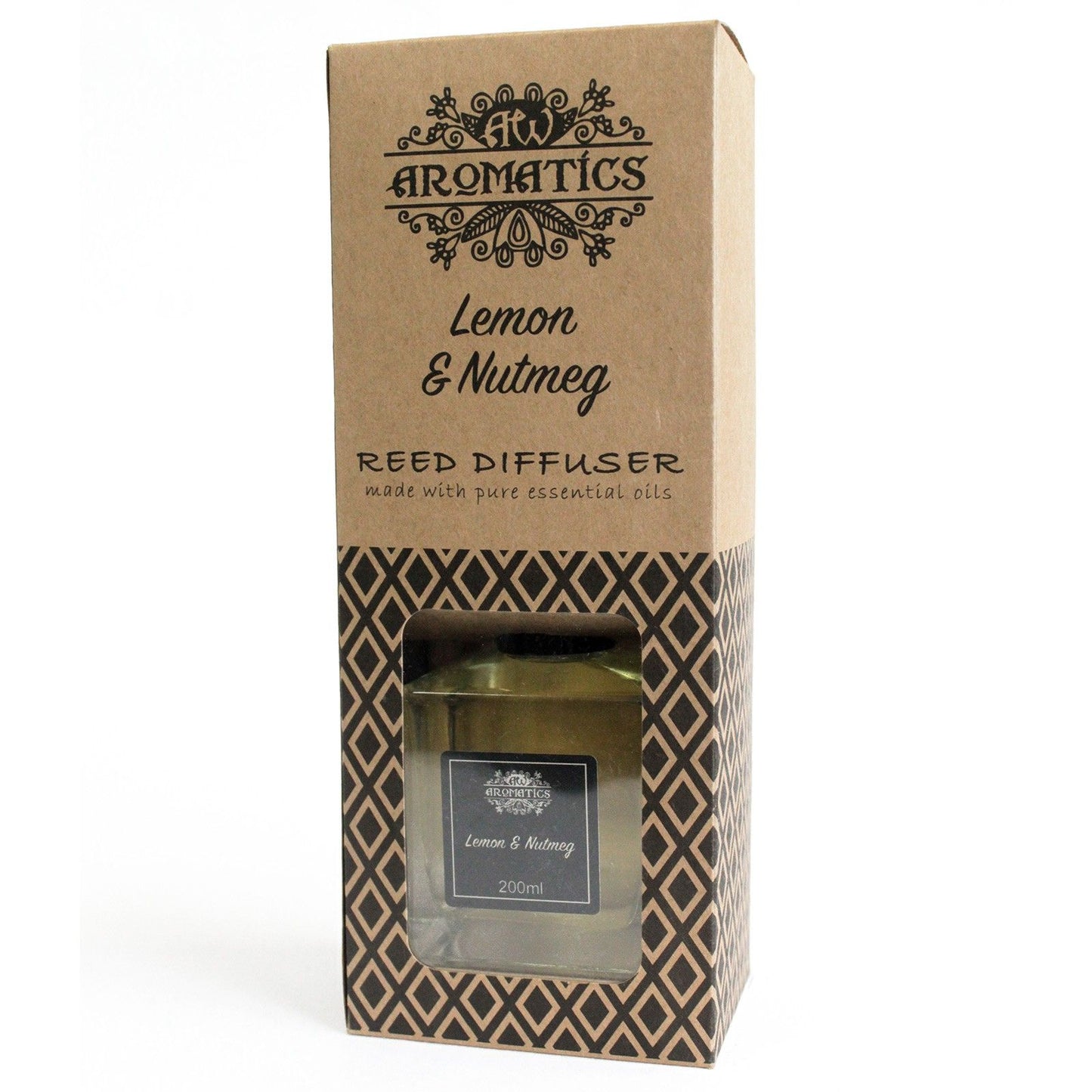 Aroma difuzér s esenciálními oleji Citron & Muškátový oříšek 200 ml