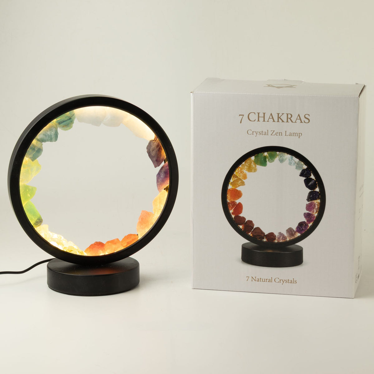 Dekorativní lampa Halo – sedm kamenů