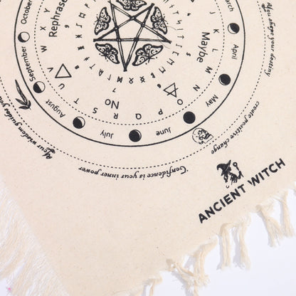 Podložka pro kyvadlo Ancient Witch – Můra · přírodní a černá